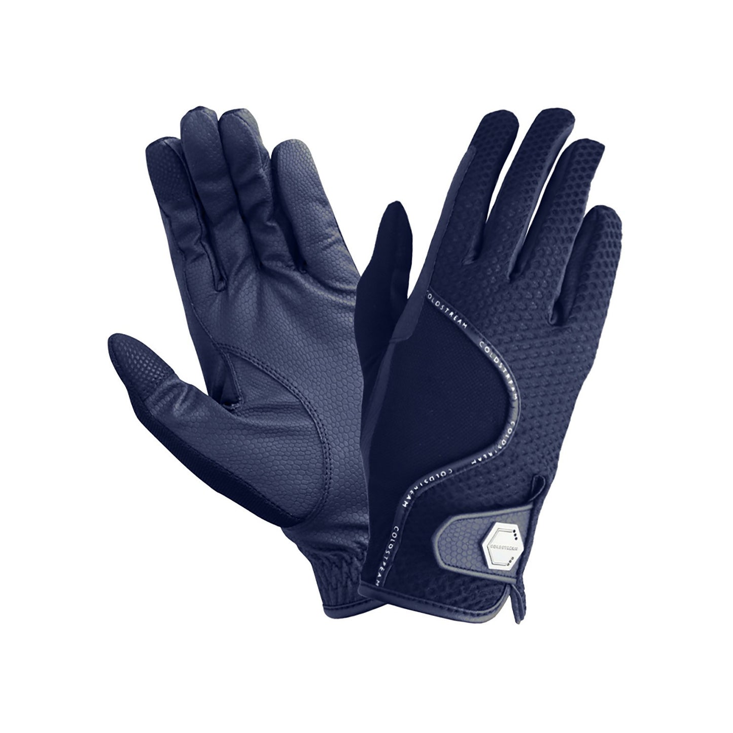 Coldstream Swinton Combi Mesh Summer Riding Gloves Navy - Xlarge