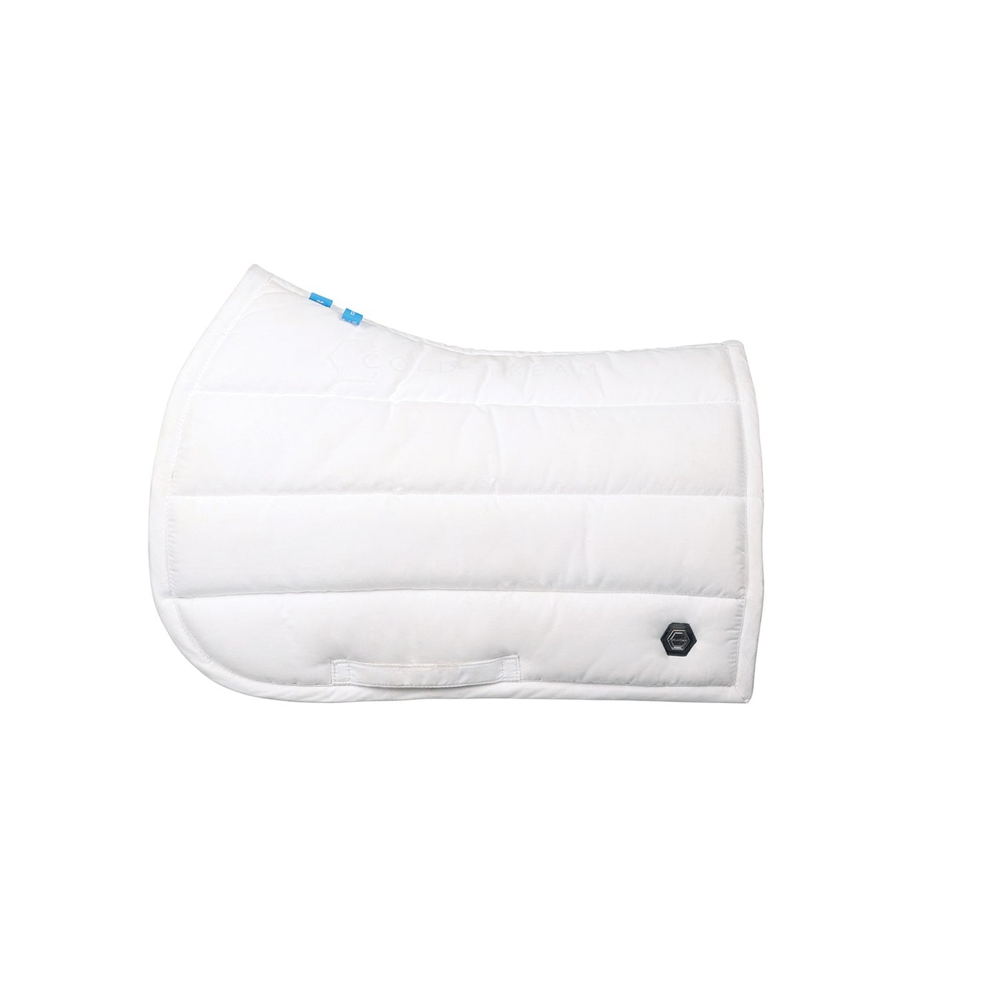 Coldstream Belford Suede GP Saddle Pad White - Full