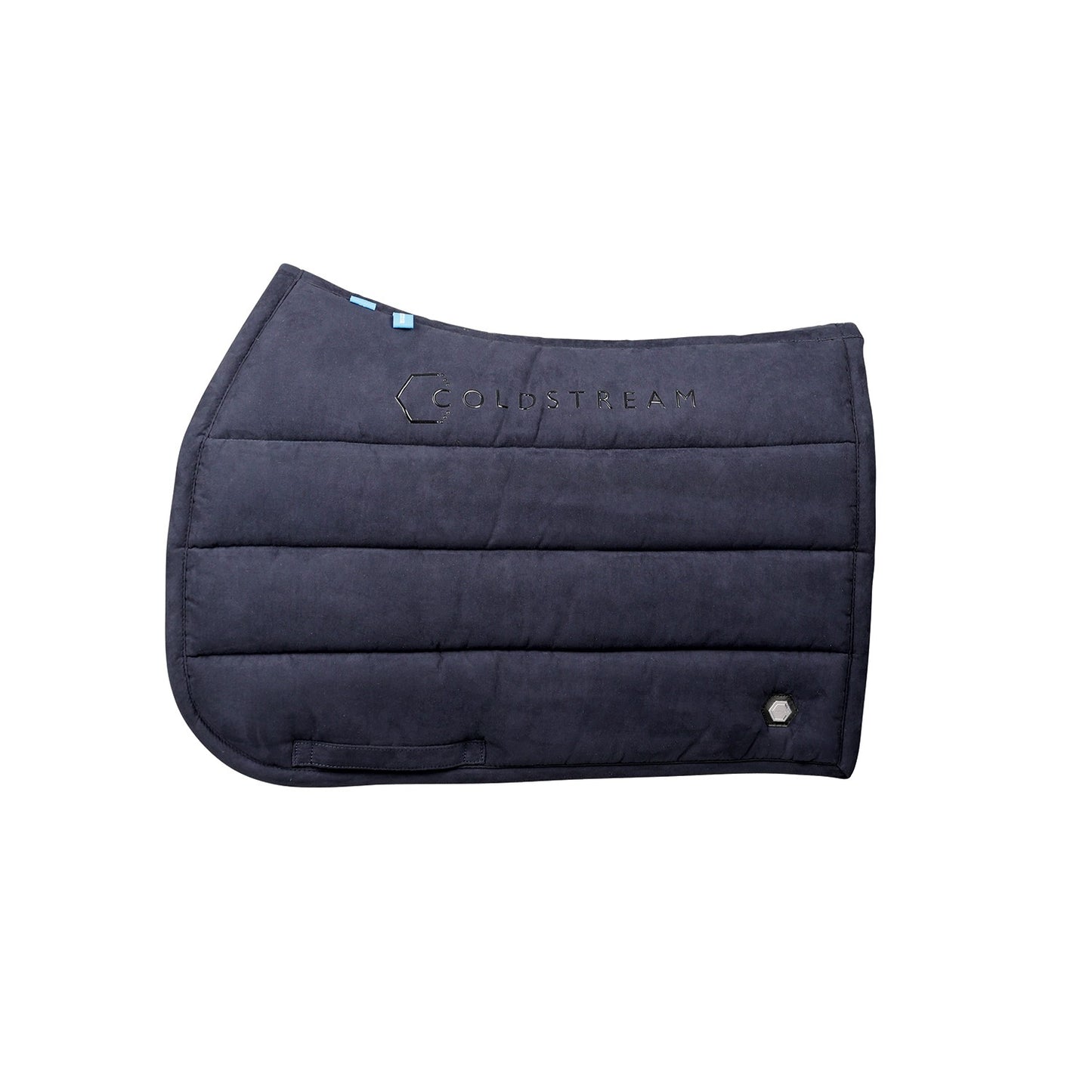 Coldstream Belford Suede GP Saddle Pad Navy - Full