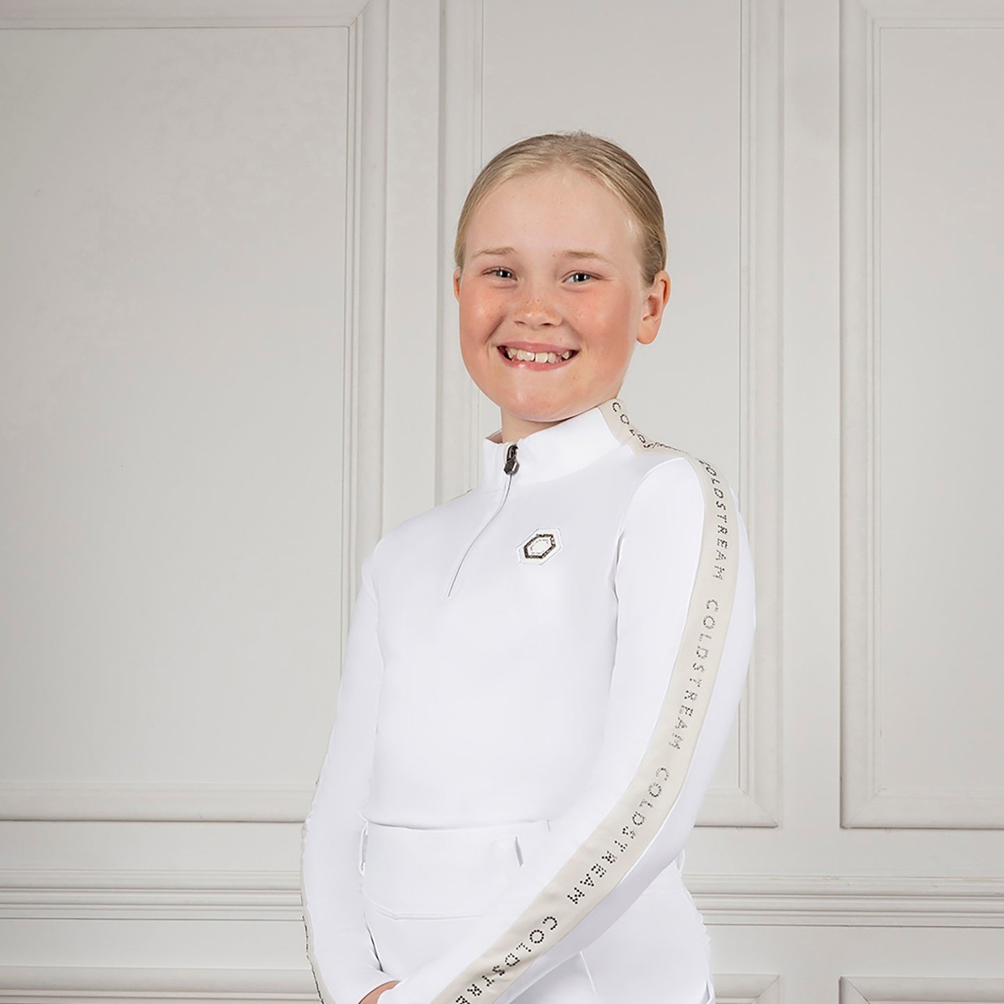 Coldstream NG Cairncross Long Sleeve Base Layer White - 5/6 Years