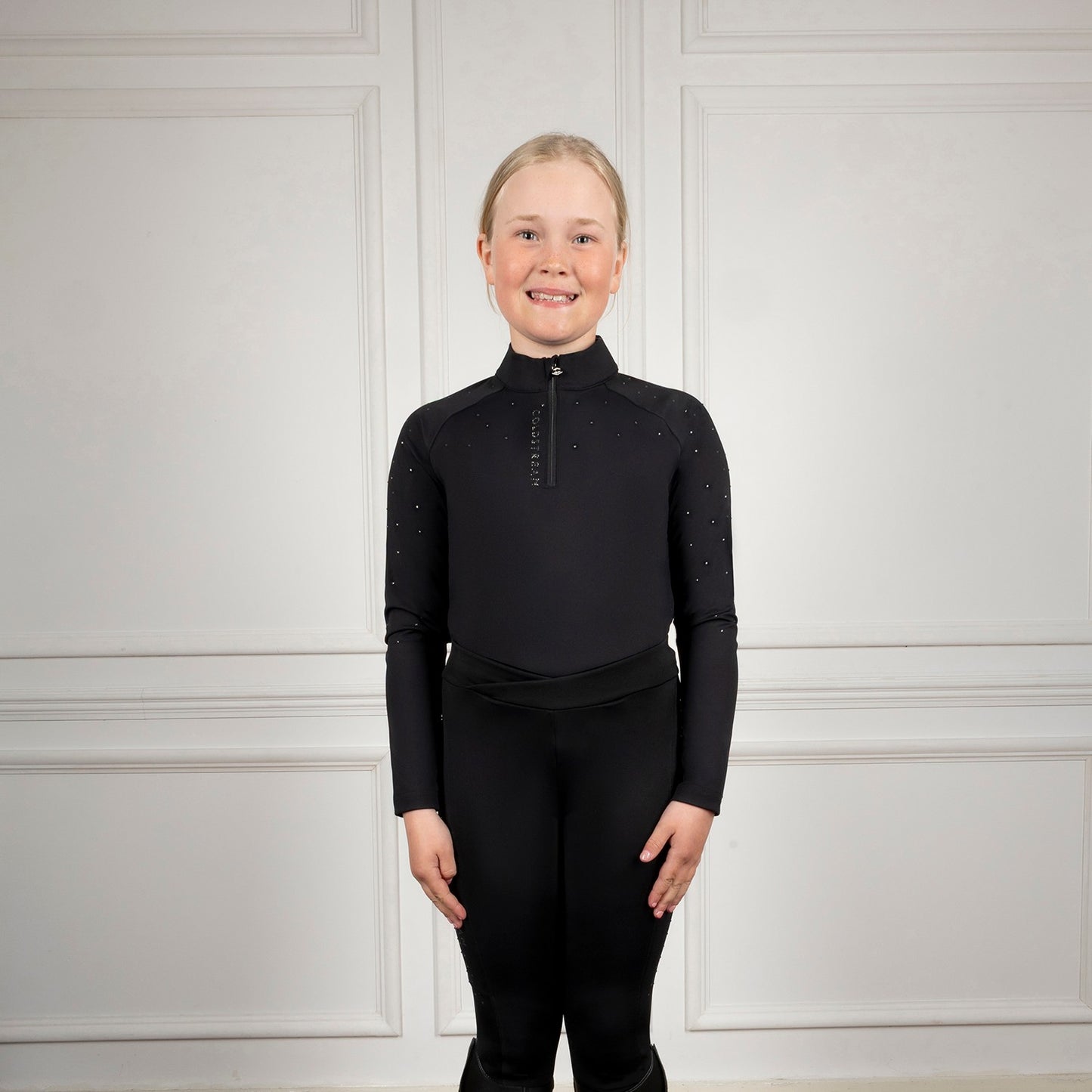 Coldstream Next Gen Jedburgh Long Sleeve Base Layer Black - 5/6 Years