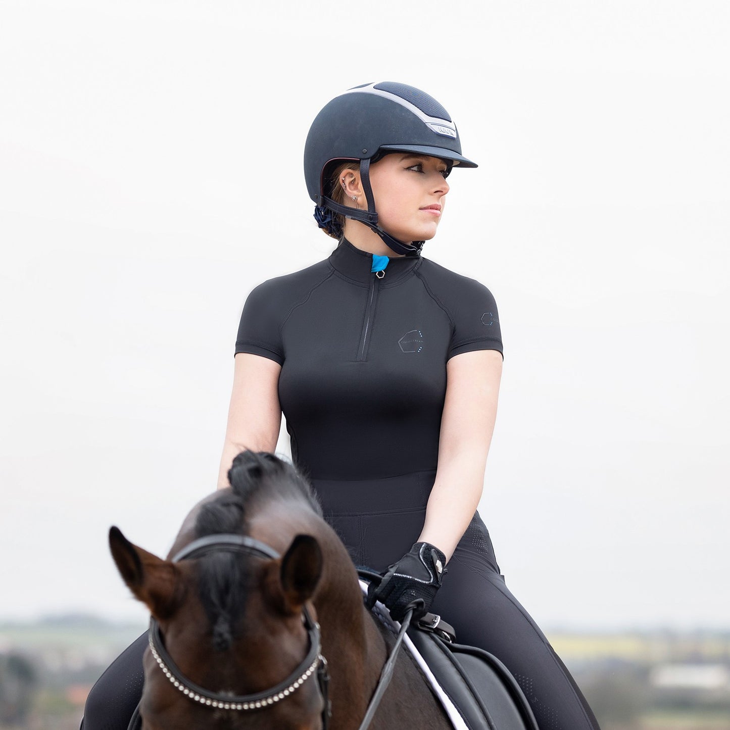 Coldstream Midlem Short Sleeve Base Layer Black - Small