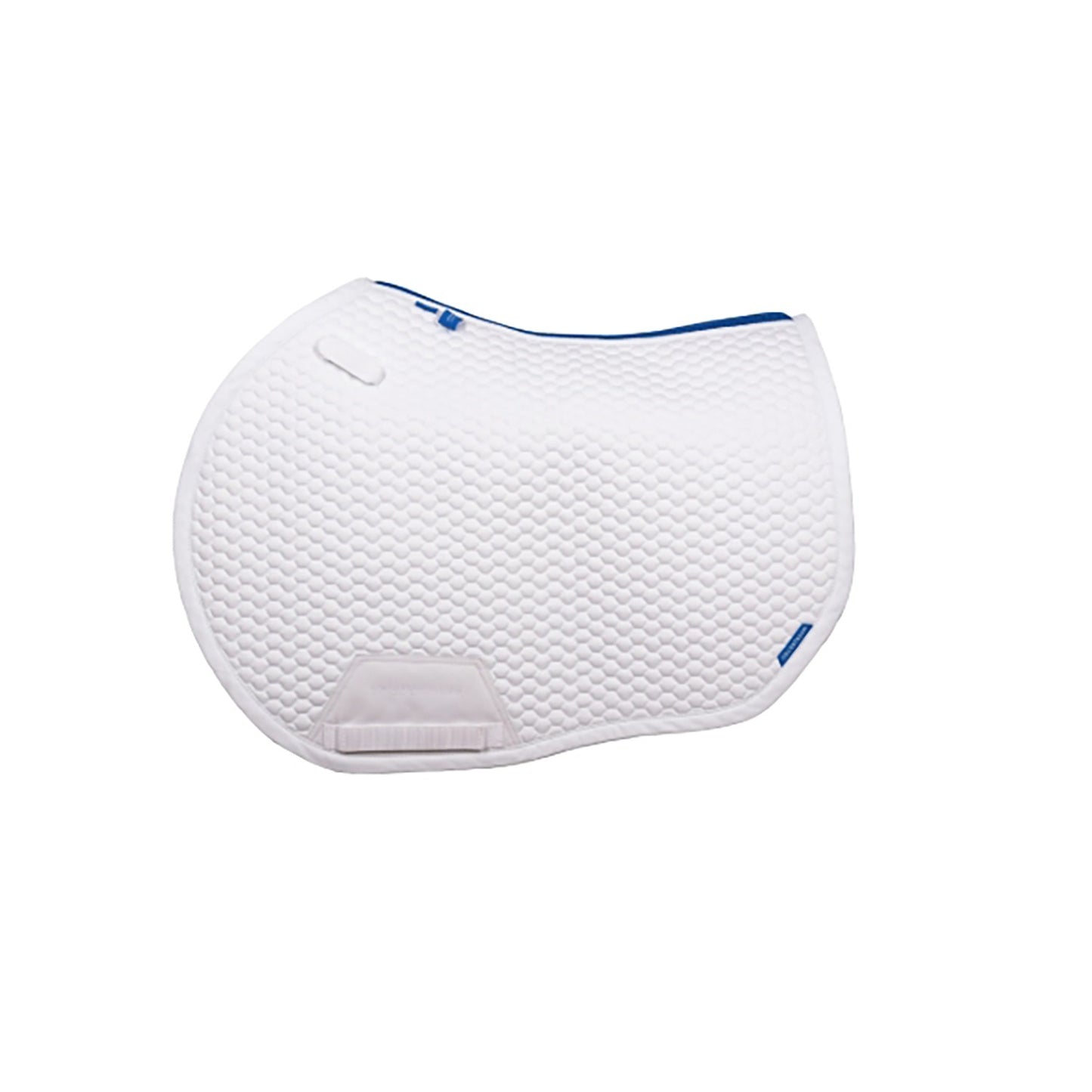 Coldstream Chatton Close Contact Saddle Pad White/Blue - Full