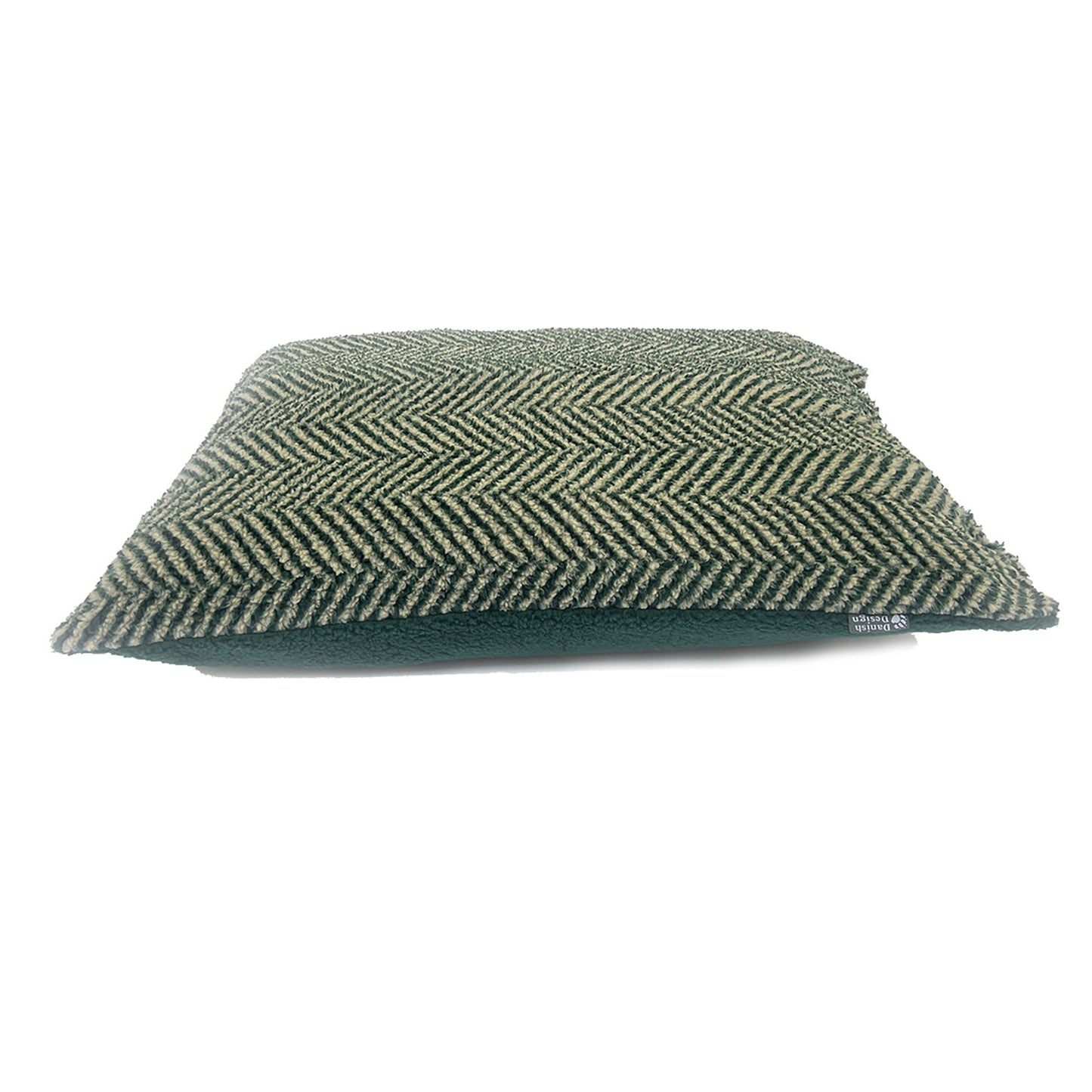 Danish Design Fleece Green Herringbone Duvet Cover - Large