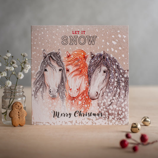 Deckled Edge Christmas Let it Snow