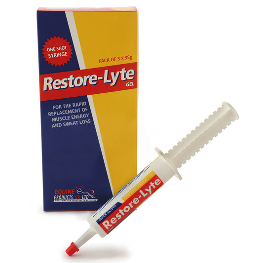 Equine Products Restore-Lyte Gel - 3 x 35 Gm Syringe