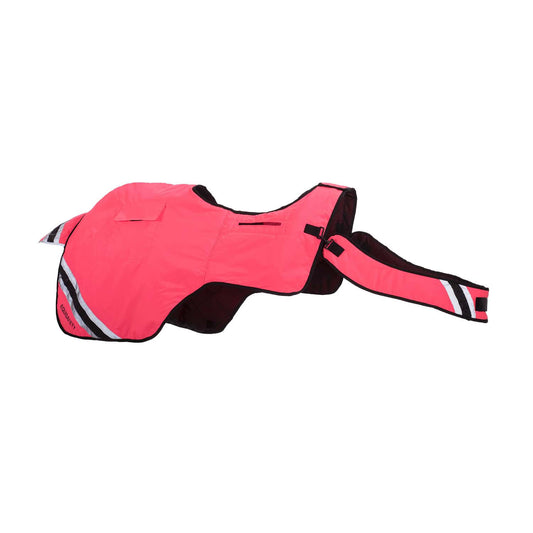 Equisafety Hi-Vis Waterproof Wrap Around Rug Pink