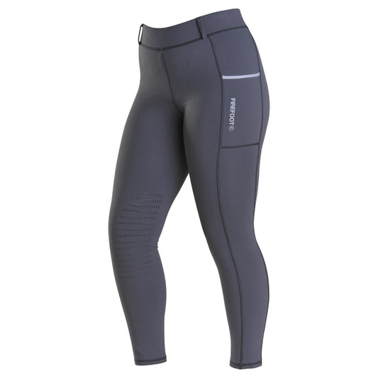 Firefoot Thirsk Fleece Lined Breeches Ladies Charcoal/Impact Blue