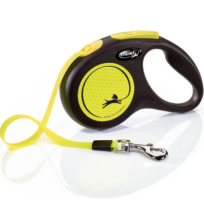 Flexi-Lead Neon Dog Lead - Yellow