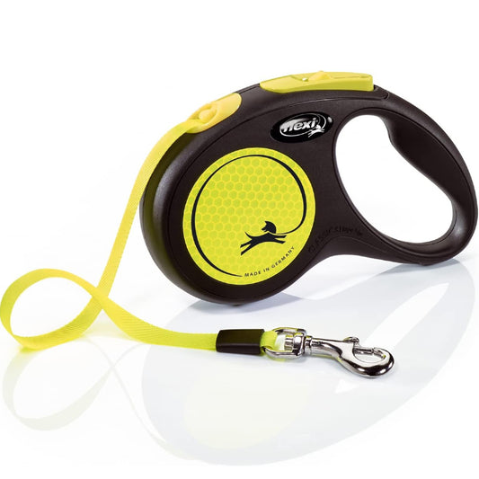 Flexi-Lead Neon Dog Lead - Yellow