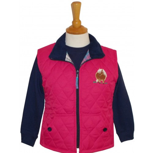 BCC Three Fat Ponies Childrens Gilet