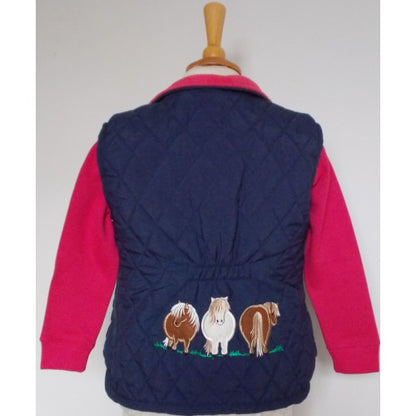 BCC Three Fat Ponies Childrens Gilet