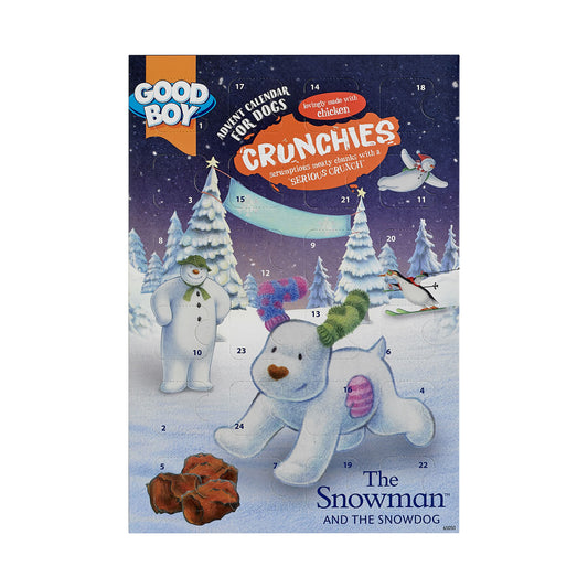 Good Boy The Snowman & The Snowdog Crunchies Advent Calendar