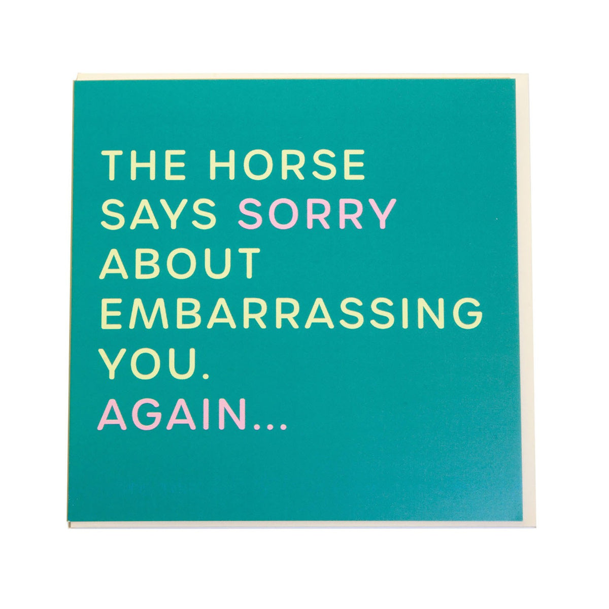 Gubblecote Humourous Greetings Card Embarrassing You