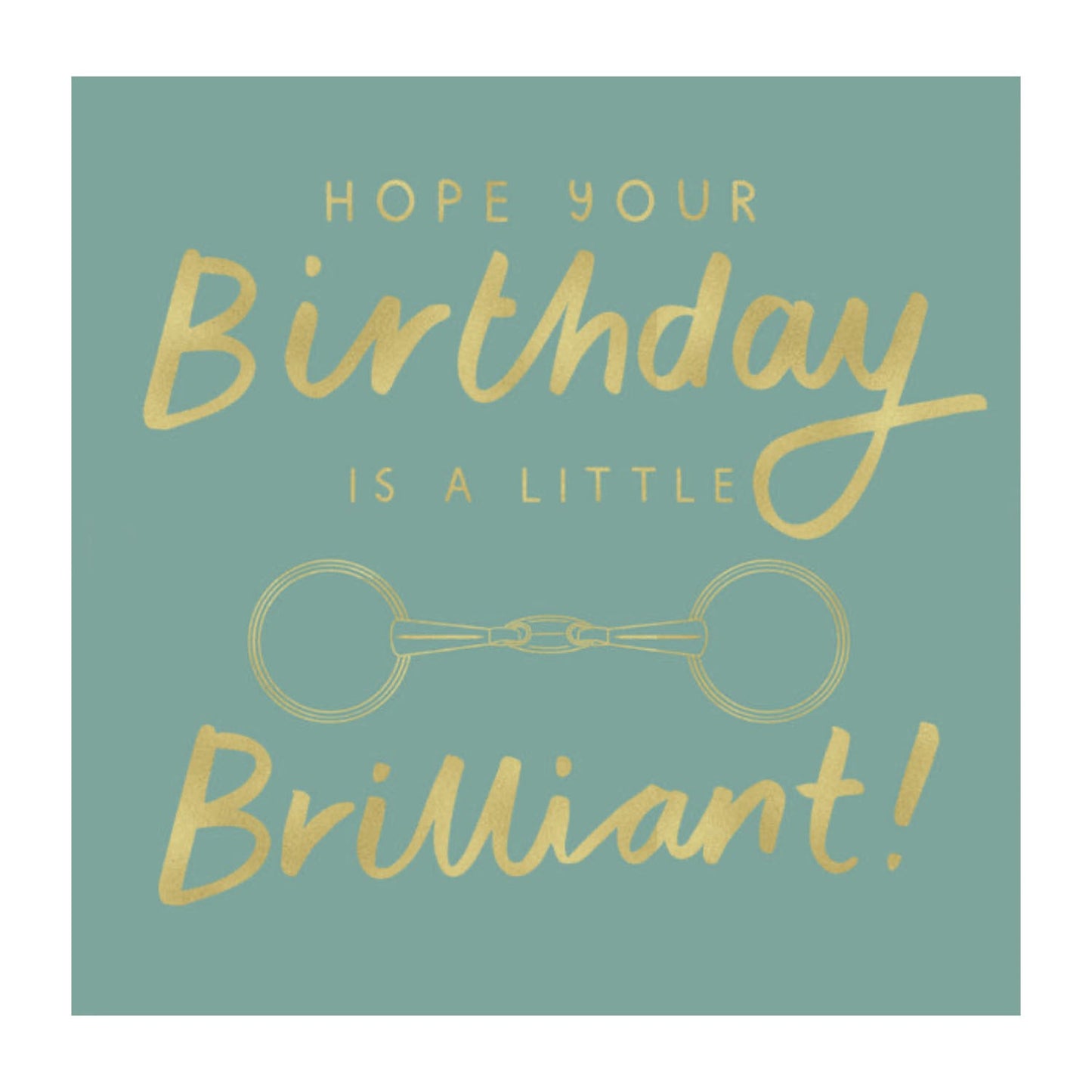 Gubblecote Beautiful Greetings Card A Little Bit Brilliant