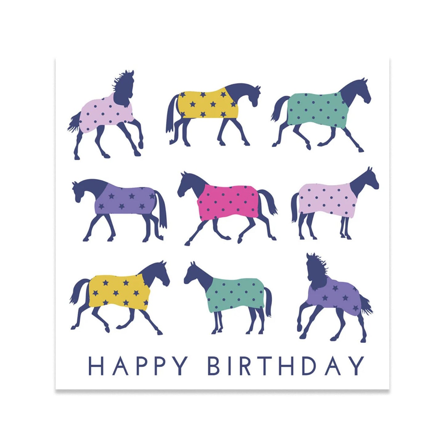 Gubblecote Beautiful Greetings Card Happy Birthday Rugs
