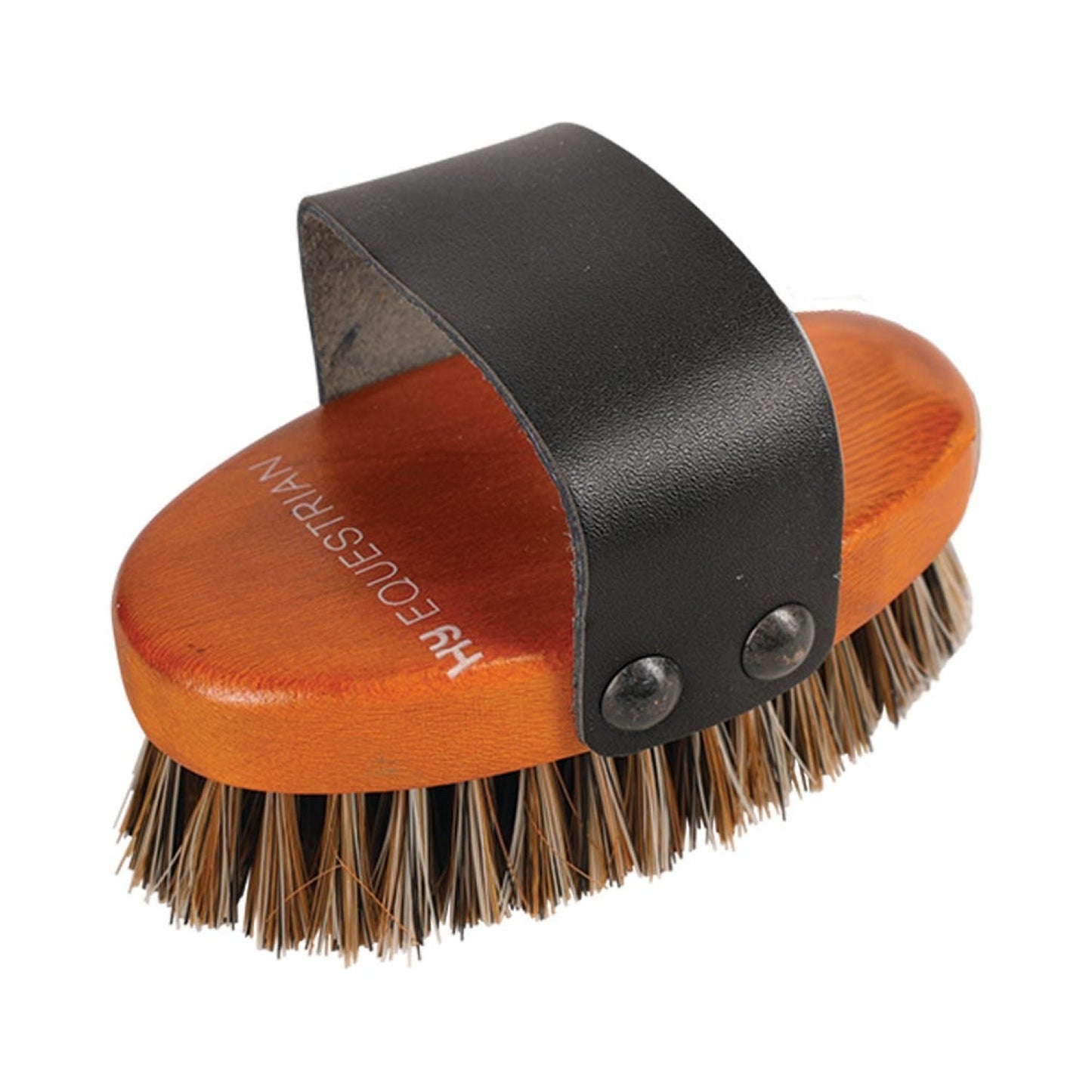 ProGroom Luxury Body Brush by Hy Equestrian Tan - Small