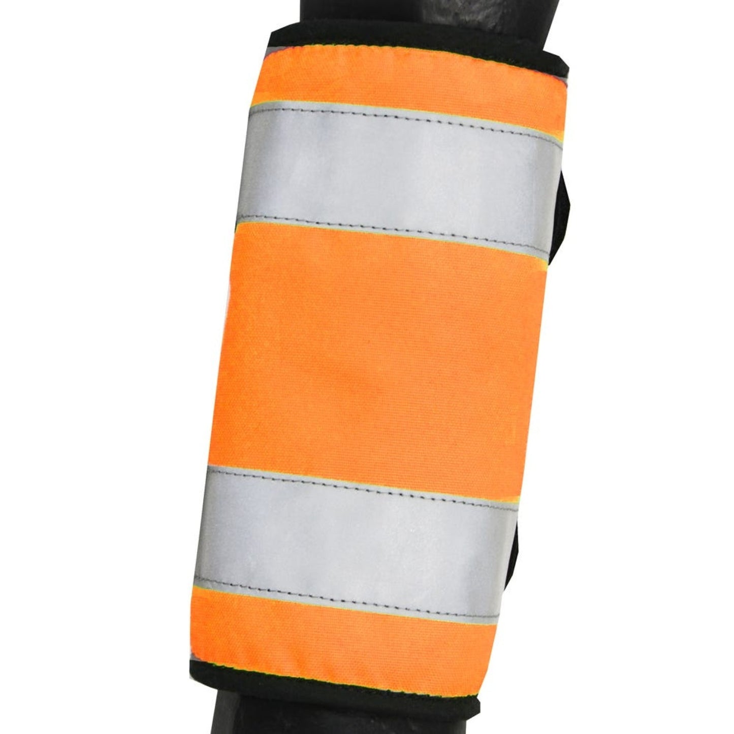 Reflector Horse Leg Wraps by Hy Equestrian Orange - Cob/Horse