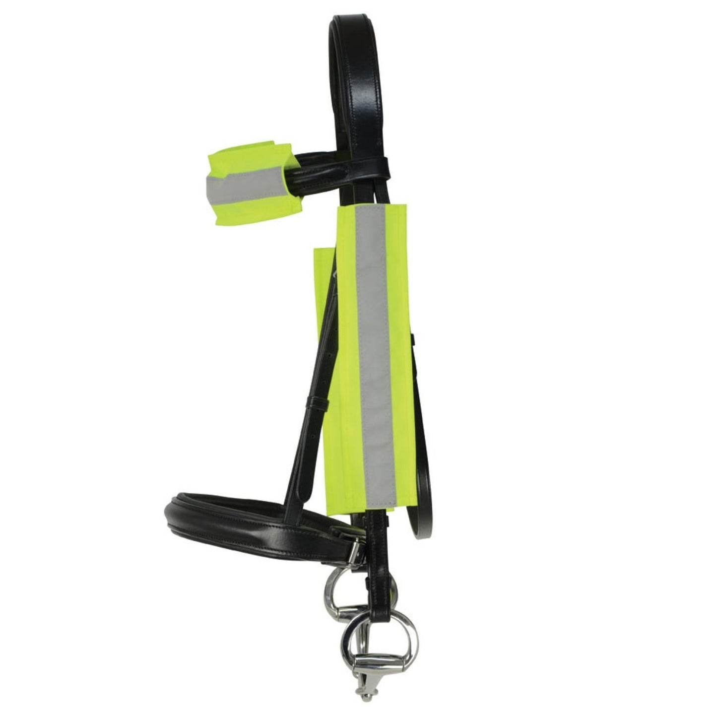 Reflector Bridle Bands by Hy Equestrian Yellow