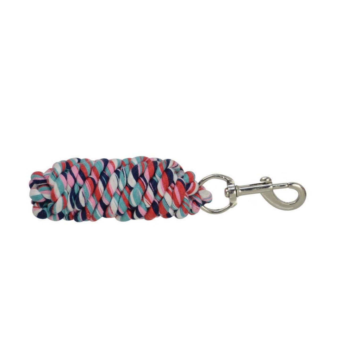 Hy Equestrian Three Toned Lead Rope Red/Navy/Green - 2 M