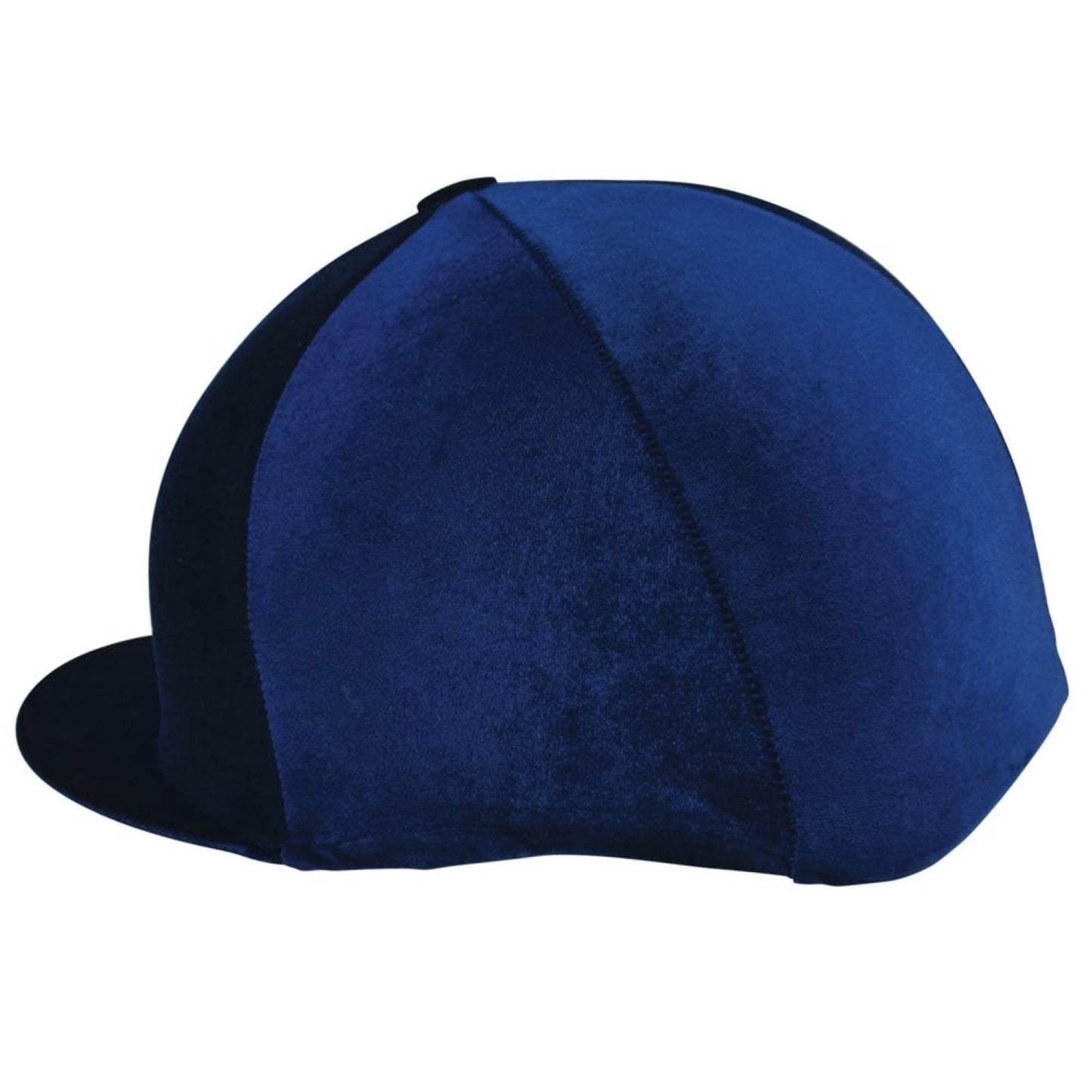 Hy Equestrian Velour Soft Velvet Hat Cover Navy