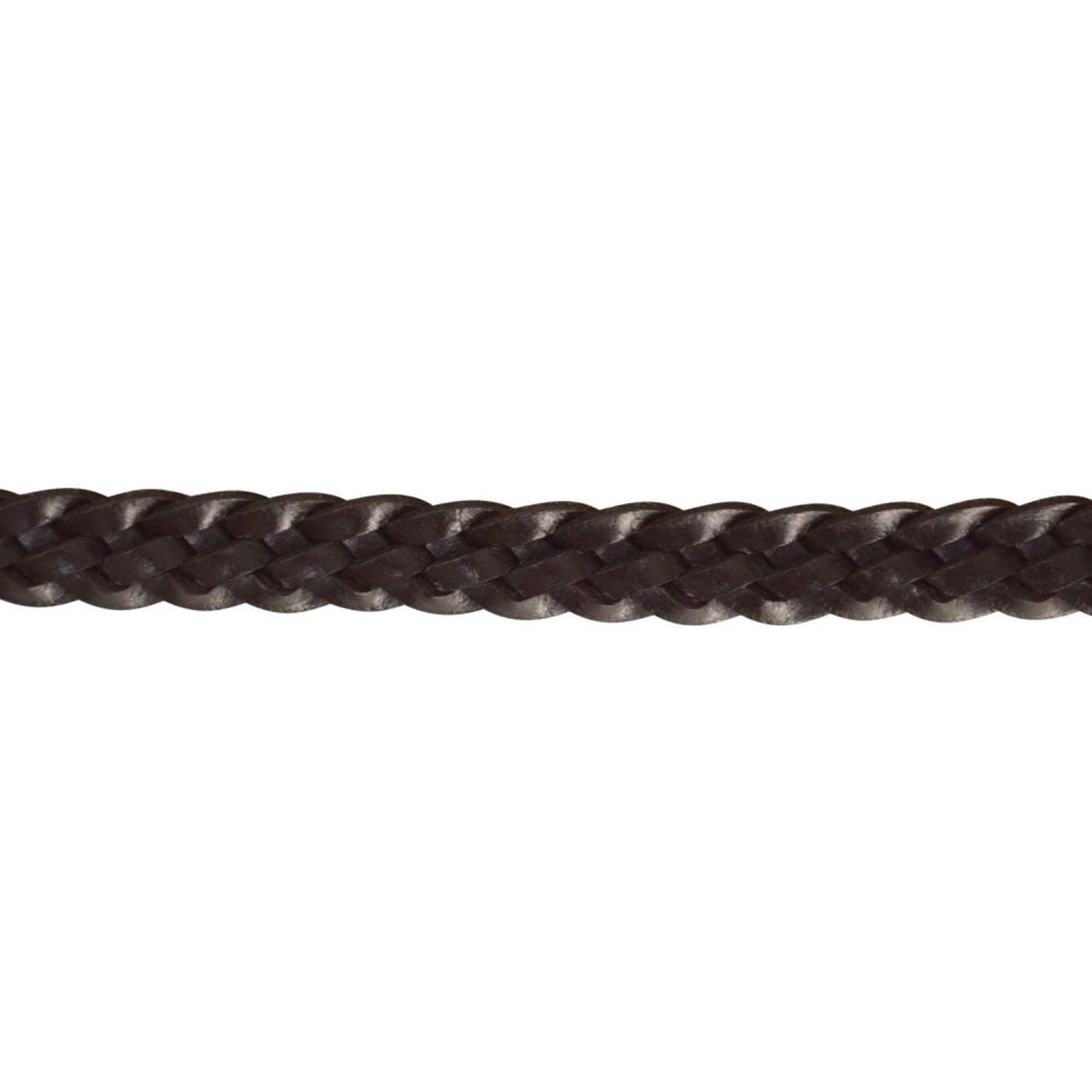 Hy Equestrian Plaited Reins Brown - Pony (1/2")