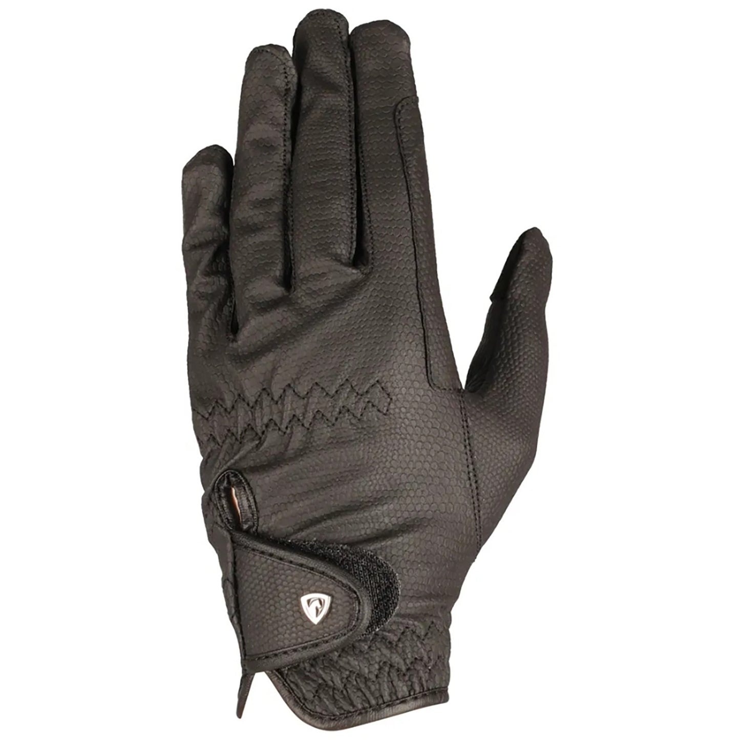Hy Equestrian Cottenham Elite Riding Gloves Black - Xlarge