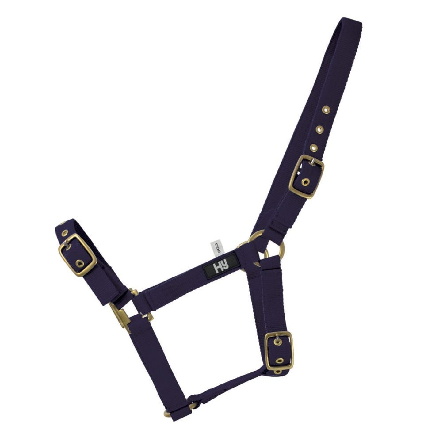 Hy Equestrian Holly Fully Adjustable Headcollar Navy - Pony