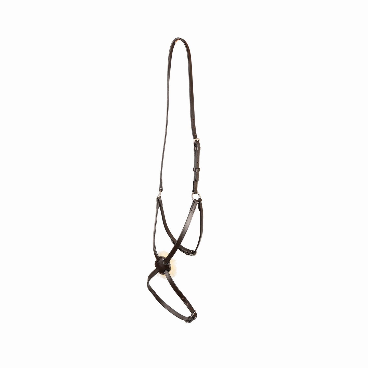Hy Equestrian Mexican Grackle Noseband Brown - Full