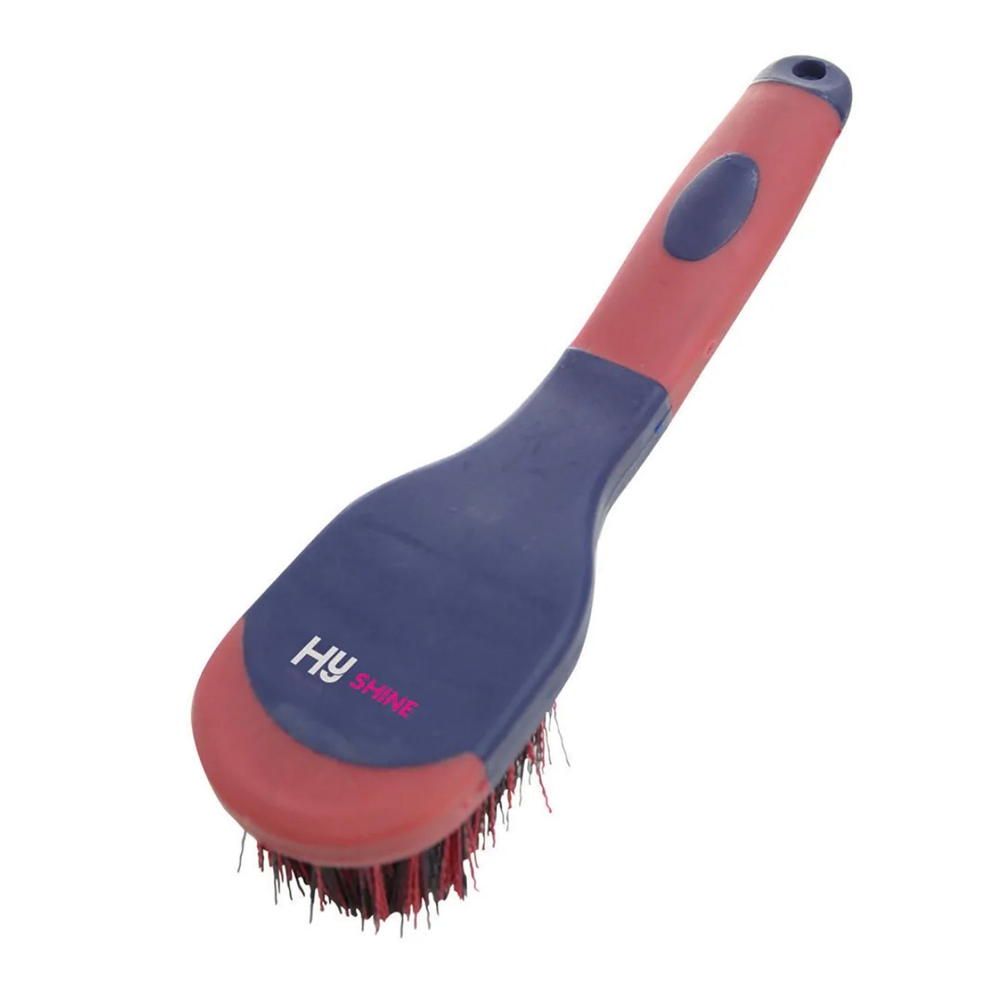 ProGroom Two-Tone Bucket Brush by Hy Equestrian Navy/Red