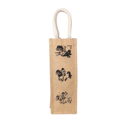 Thelwell Collection Hessian Bottle Bag