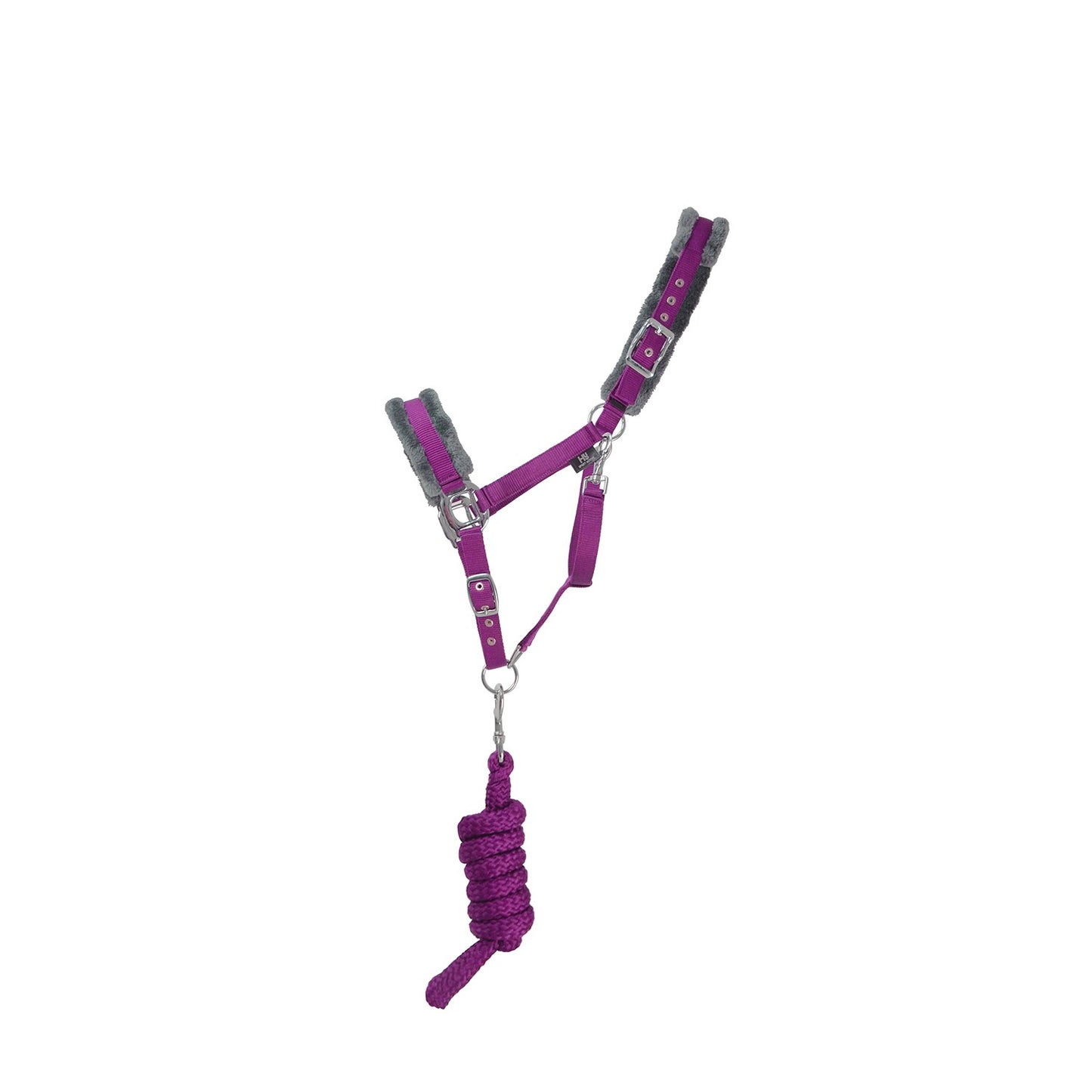 Hy Sport Active Headcollar & Lead Rope Amethyst Purple - Pony