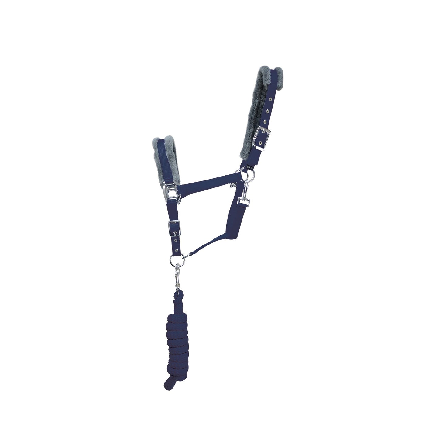Hy Sport Active Headcollar & Lead Rope Midnight Navy - Pony