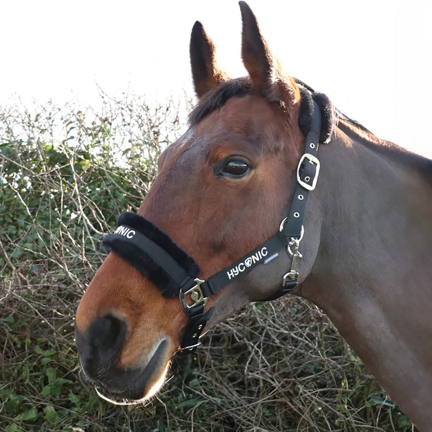 HyCONIC Faux Fur Headcollar & Lead Rope