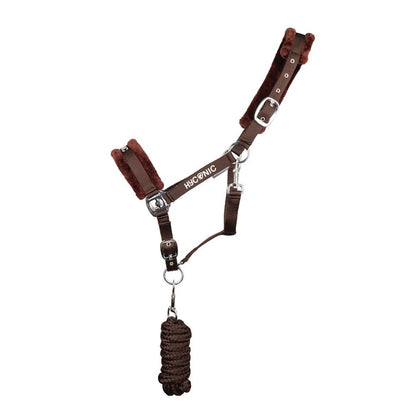 HyCONIC Faux Fur Headcollar & Lead Rope