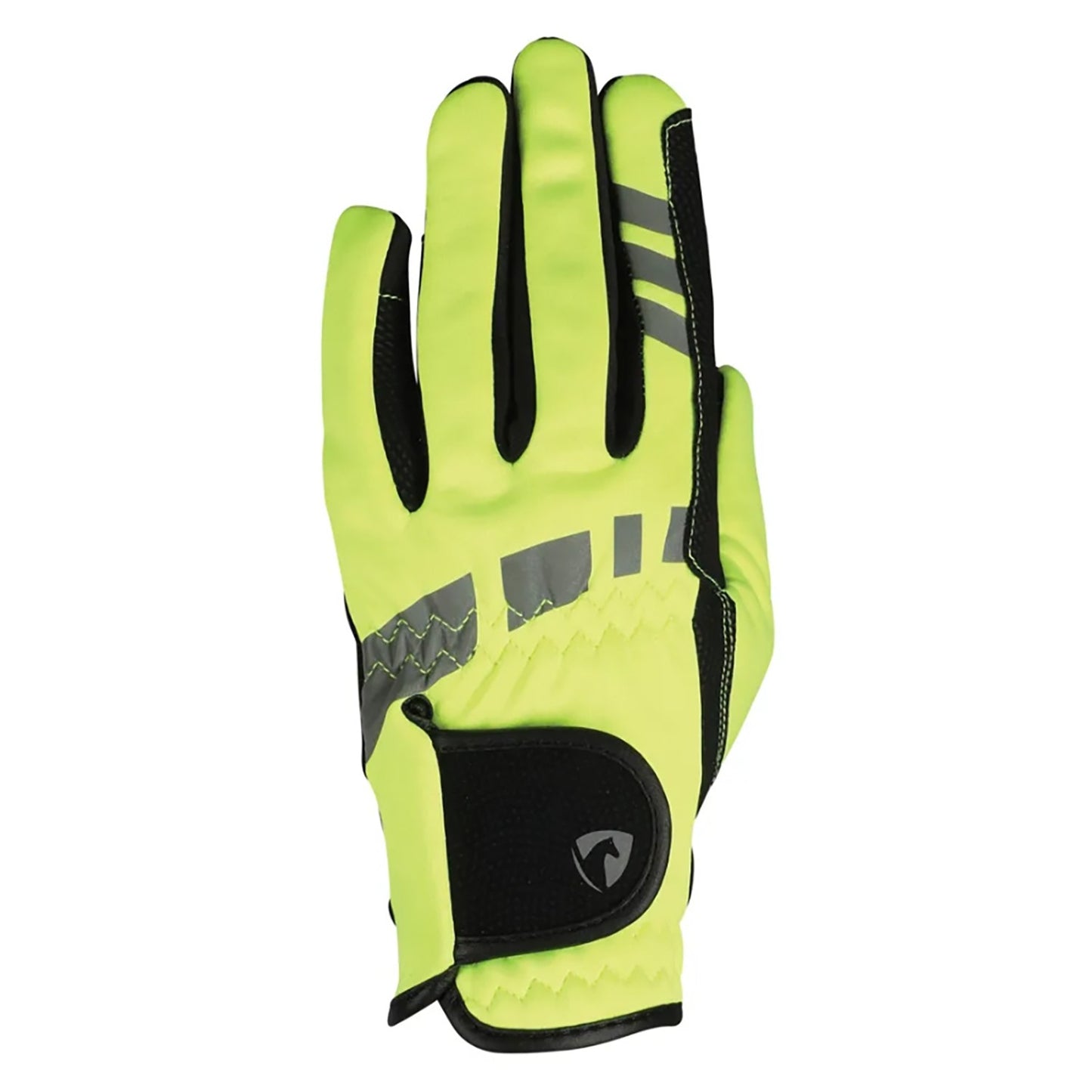 Hy Equestrian Extreme Reflective Softshell Gloves Reflective Yellow
