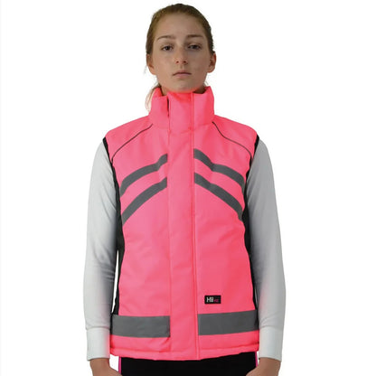 Reflector Padded Gilet by Hy Equestrian