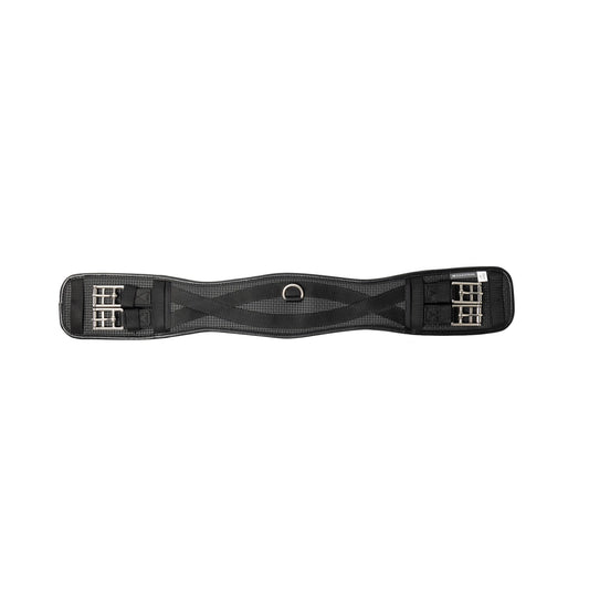 Hy Equestrian Waffle Dressage Girth Double End Elasticated Black