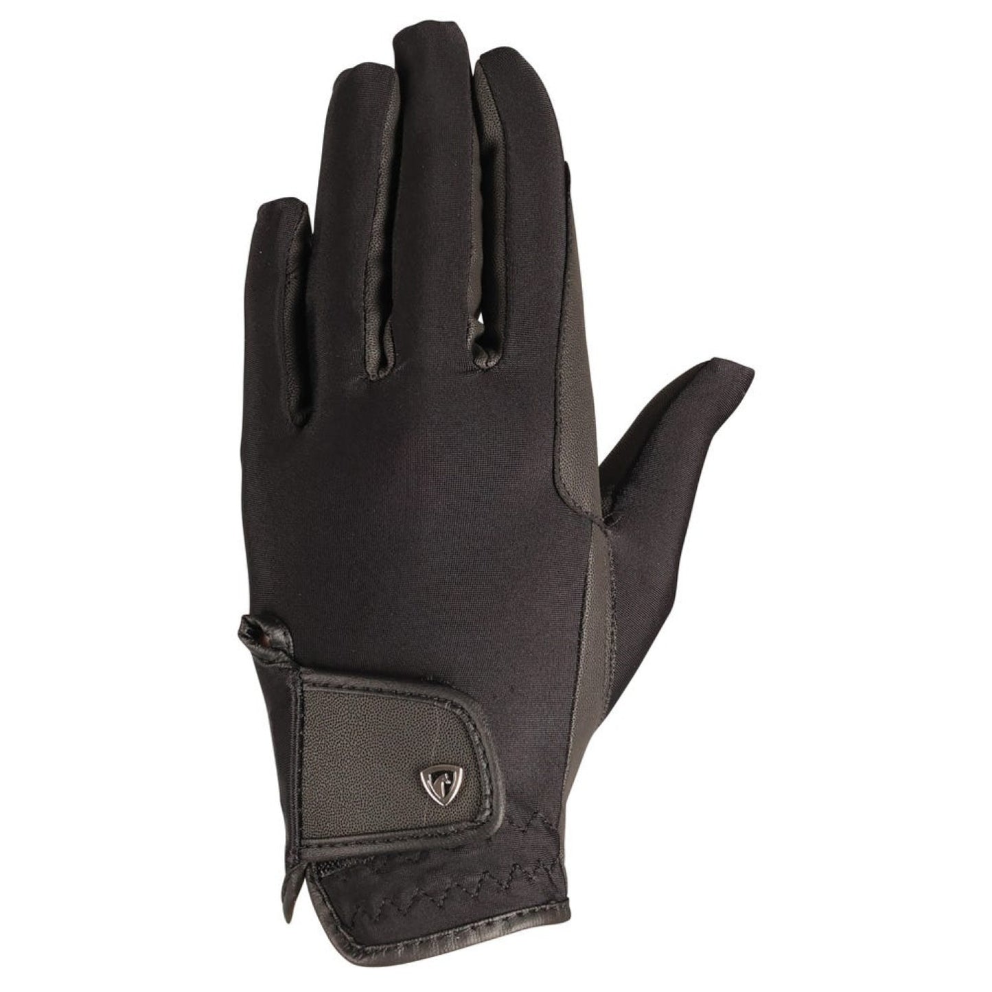 Hy Equestrian Riding Gloves Black - Small