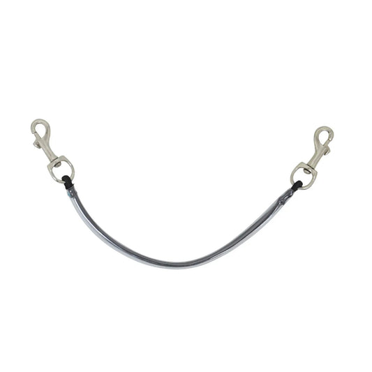 Hy Equestrian Fillet String with Plastic Cover Black