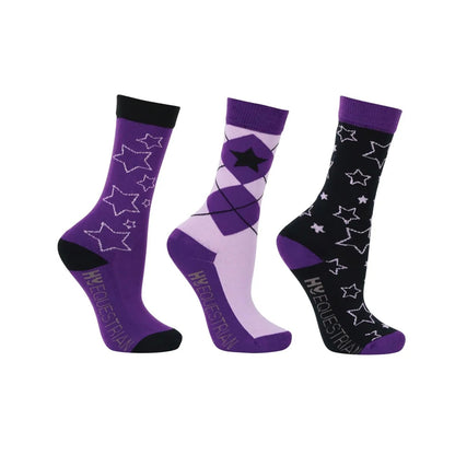 Hy Equestrian Stella Socks - Child (8-12)
