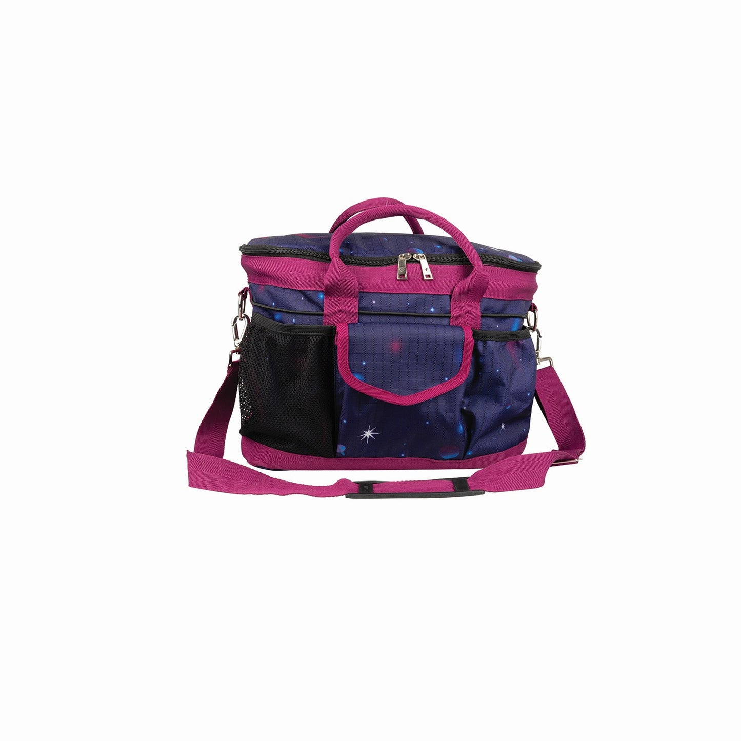 Hy Equestrian Out of this World Grooming Bag Navy/Magenta