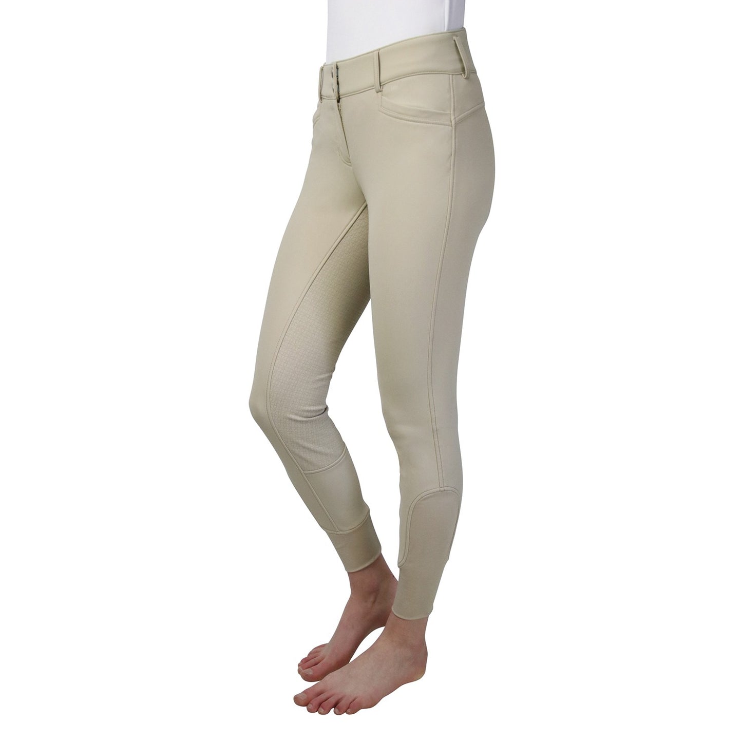 Hy Equestrian Arctic Polar Softshell Breeches Beige - 30"