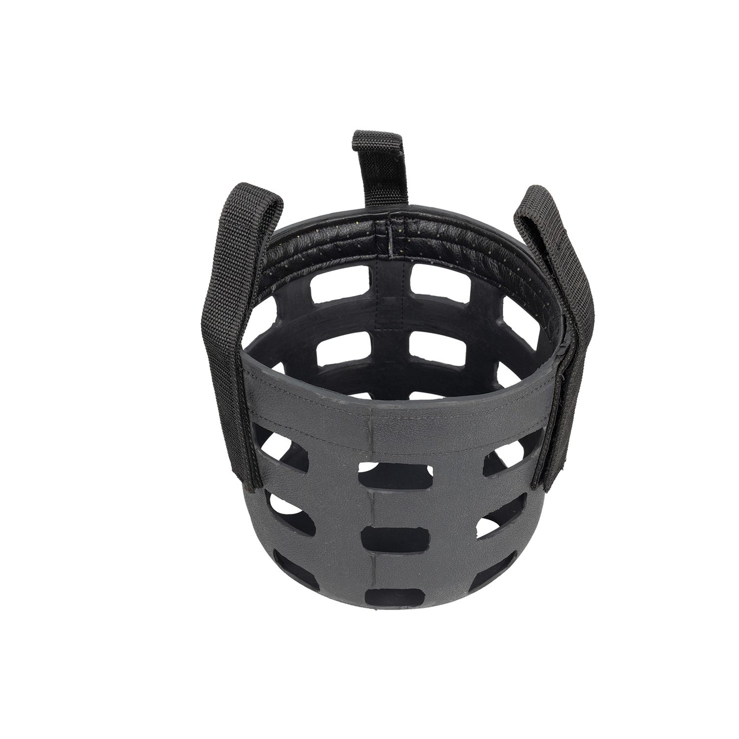 Hy Equestrian Rubber Muzzle Black - Full