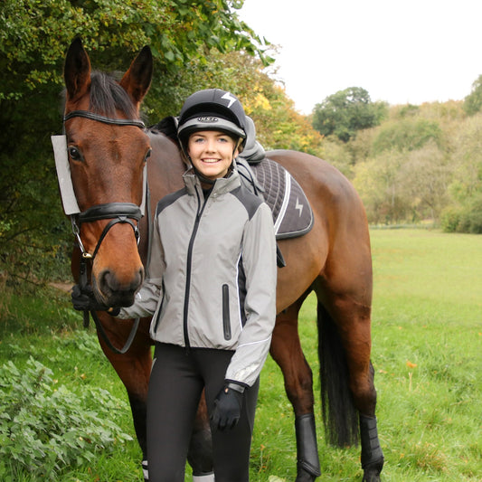 Silva Flash Reflective Jacket by Hy Equestrian
