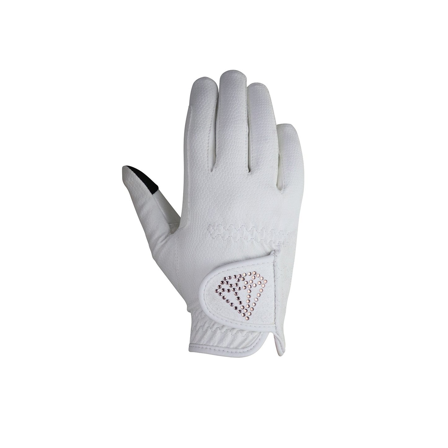 Hy Equestrian Cadiz Riding Gloves Child White - Medium
