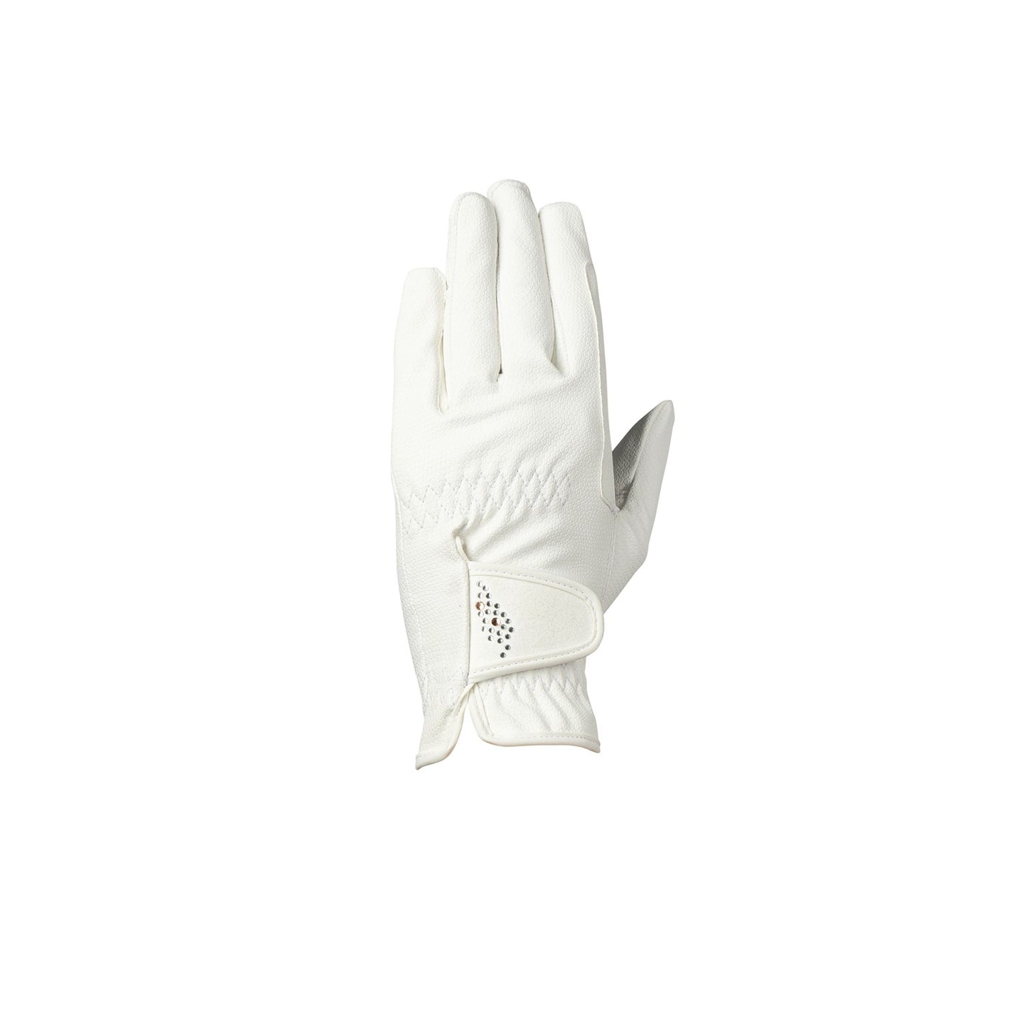 Hy Equestrian Roka Reign Riding Gloves White - Xsmall