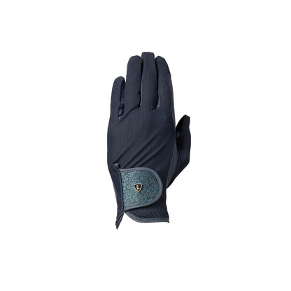 Elevate Glitter Flex Mesh Riding Gloves by Hy Equestrian
