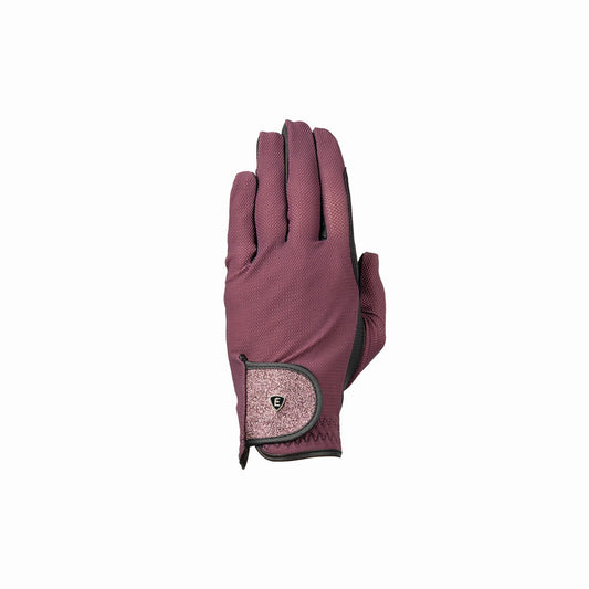 Elevate Glitter Flex Mesh Riding Gloves by Hy Equestrian