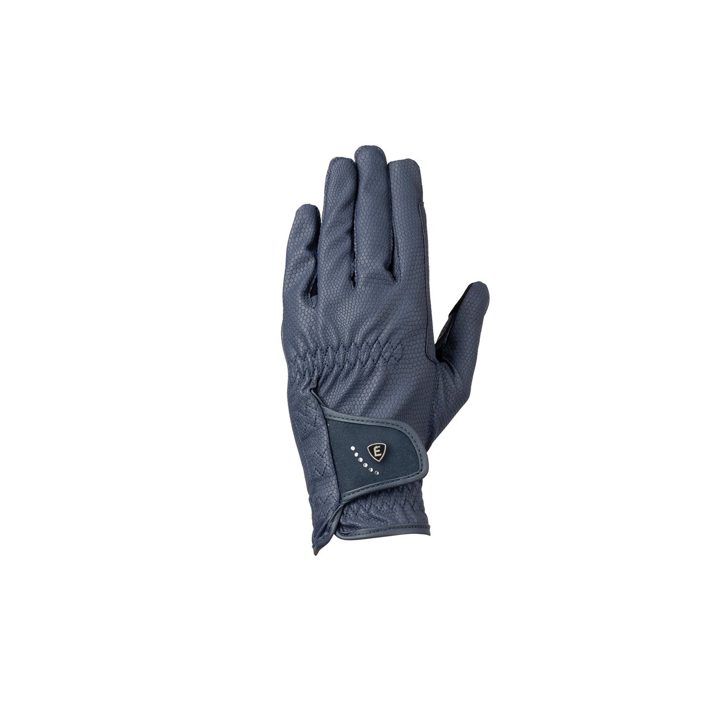 Elevate Luxe Touch Riding Gloves by Hy Equestrian Navy - Medium